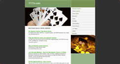 Desktop Screenshot of 777tv.com